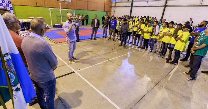 Evento de lançamento dos projetos Escola Aberta e Esporte Presente em Teresópolis - Foto: AsCom PMT